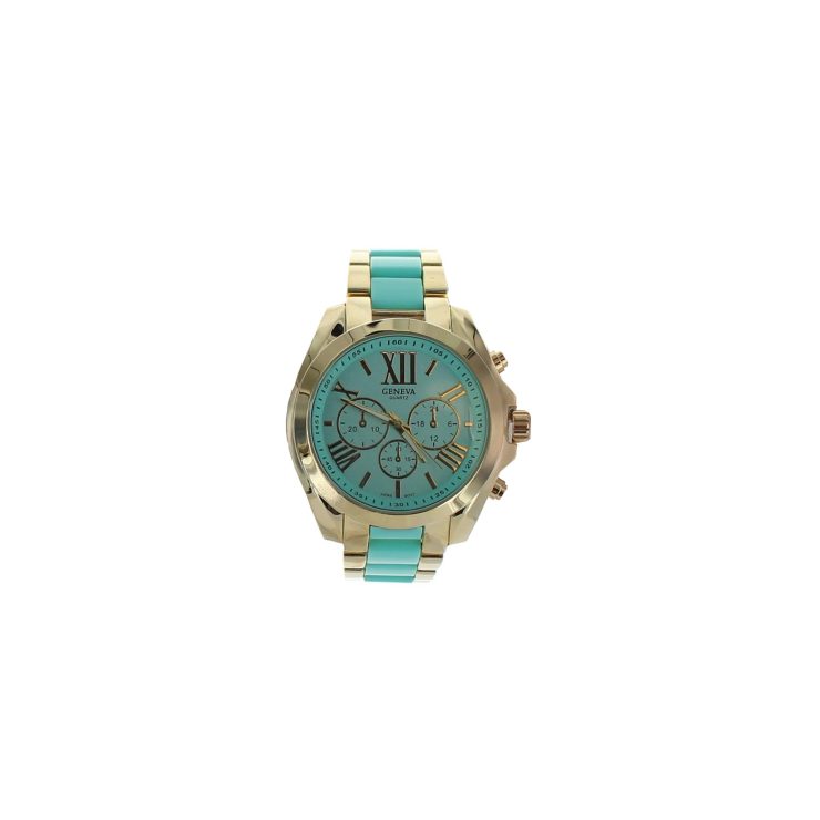 A photo of the Large Face Summer Color Link Watch product