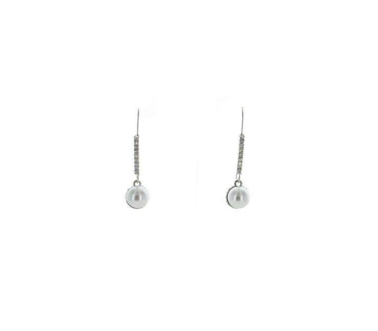 A photo of the Reversible Pearl & Fireball Dangles product