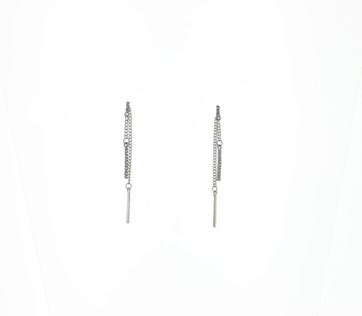 A photo of the Bars & Chains Earrings product