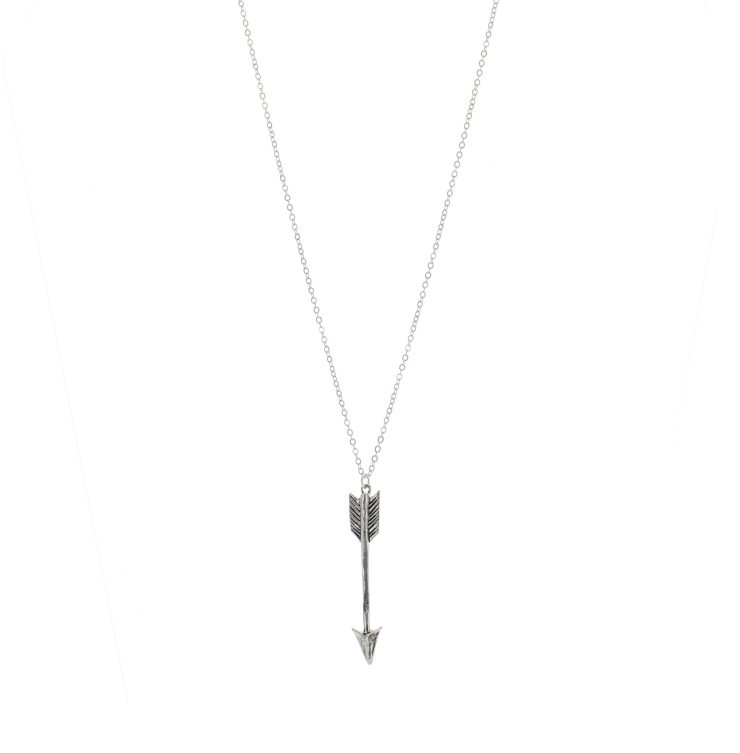 A photo of the Simple Arrow Necklace product