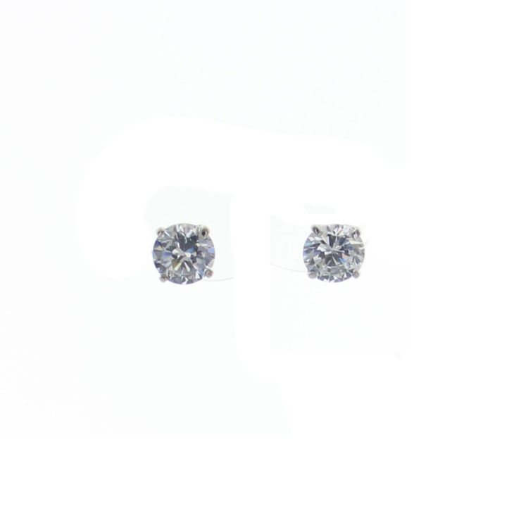 A photo of the Cubic Zirconia Gem Earrings product