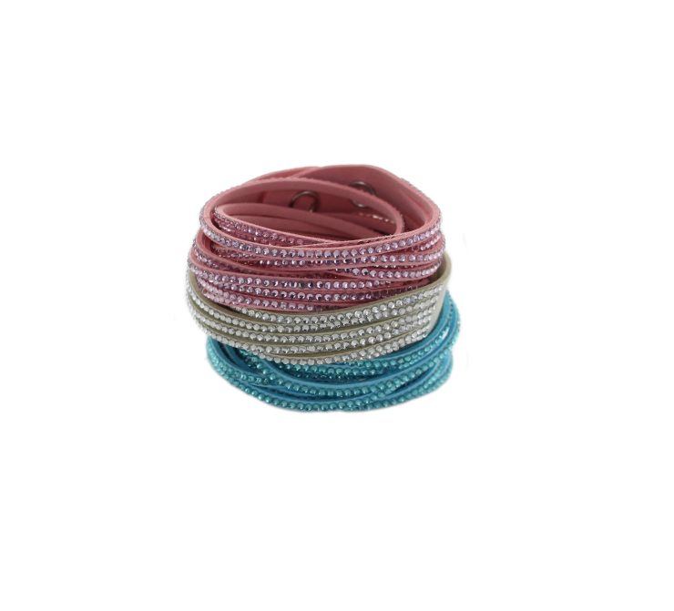 A photo of the Rhinestone Wrap Bracelet product