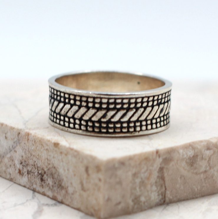 A photo of the The Men's Textured Ring product