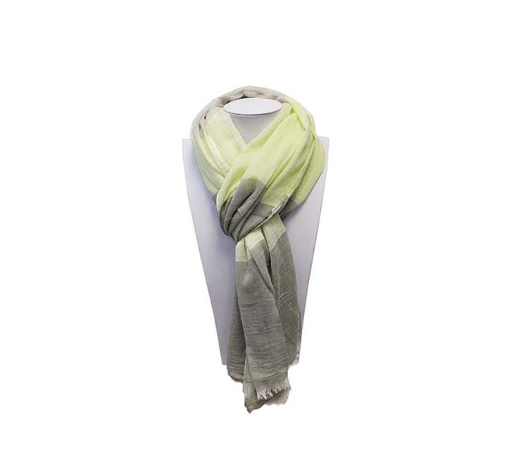 A photo of the Mint Fringed Scarf product