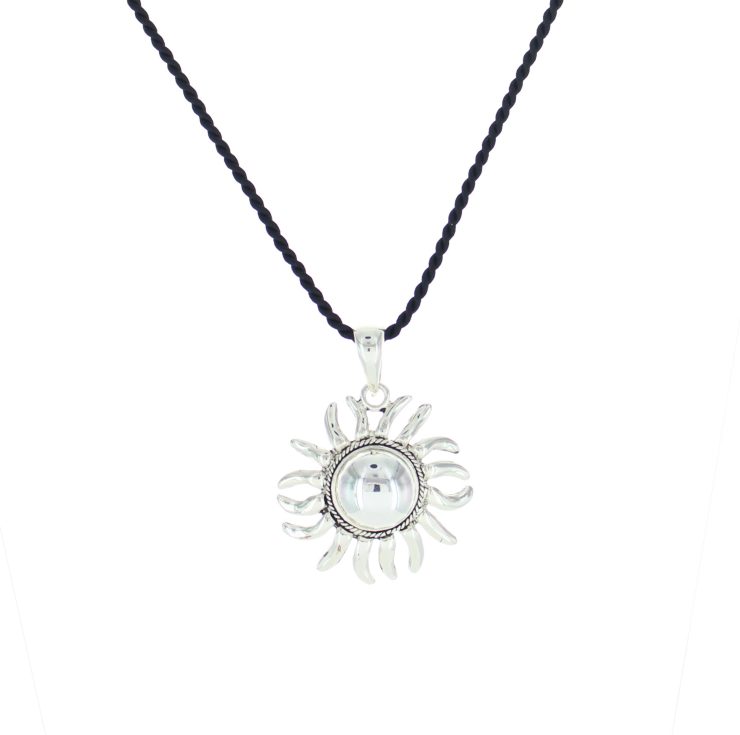 A photo of the Silver Sun Pendant product