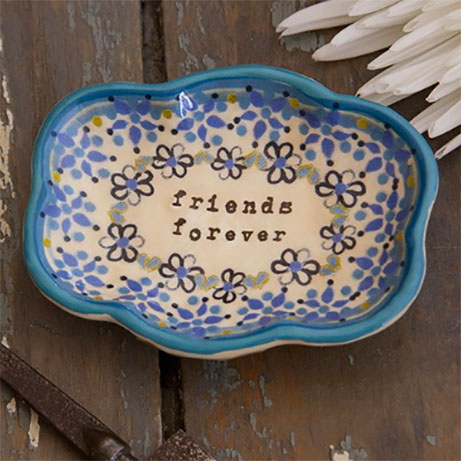 A photo of the Friends Forever Small Ceramic Trinket product