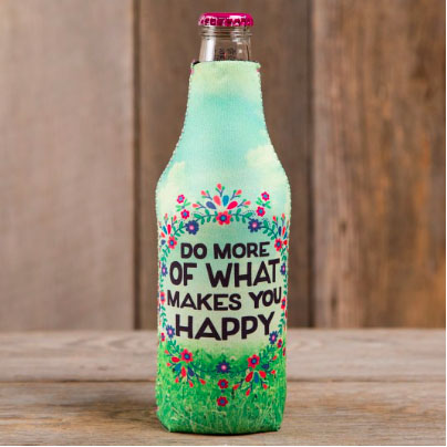 A photo of the Happy Bottle Cozy product