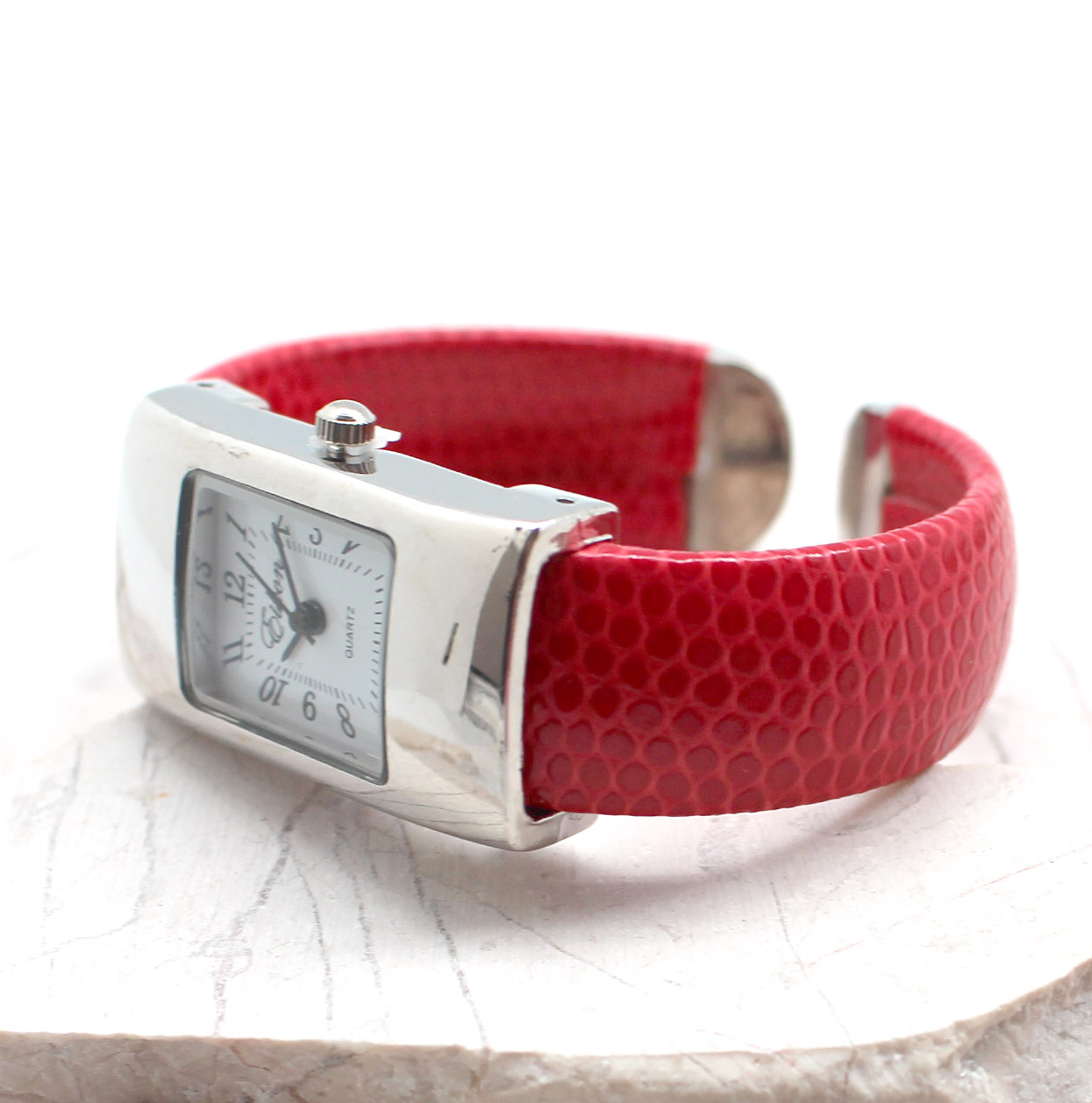 Small Rectangle Face Cuff Watch