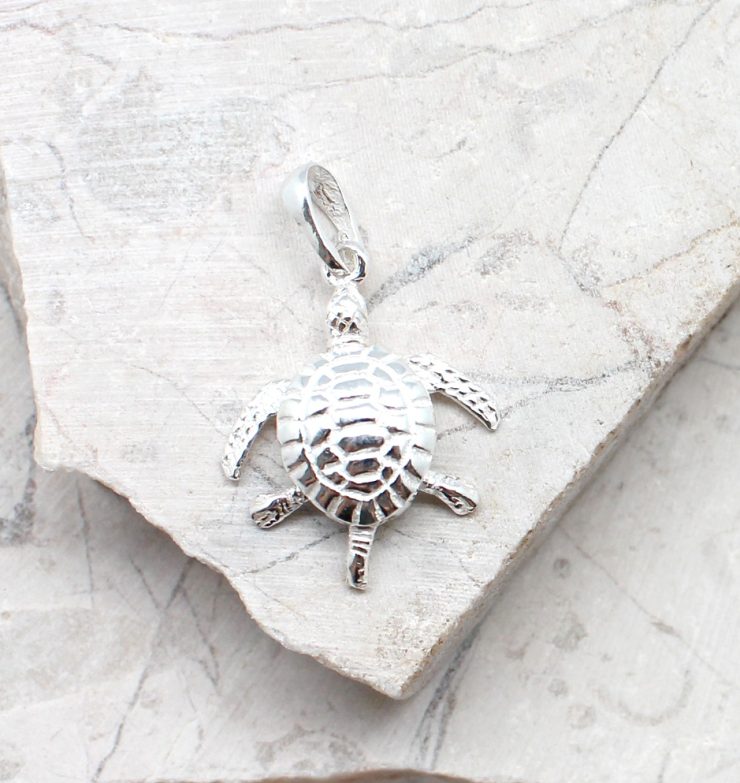 A photo of the The Dancing Turtle Pendant product