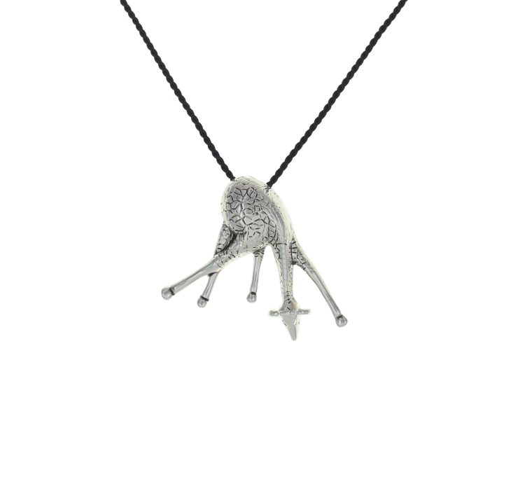 A photo of the Crazy Giraffe Pin/Pendant product