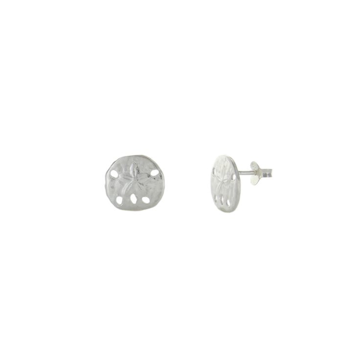 A photo of the Plain Sand Dollar Studs product