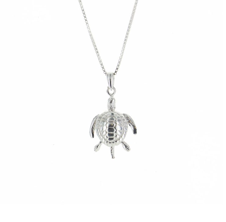 A photo of the The Dancing Turtle Pendant product