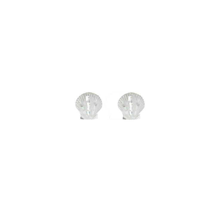 A photo of the Shinny Scallop Earrings product