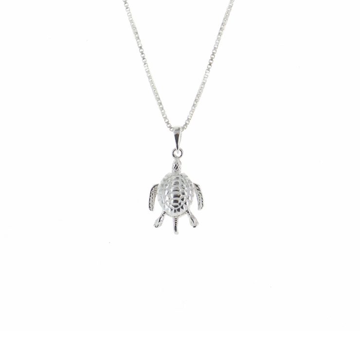 A photo of the The Dancing Turtle Pendant product