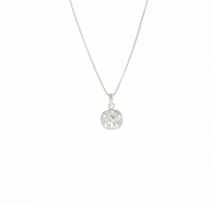 A photo of the Tiny Sand Dollar Pendant product