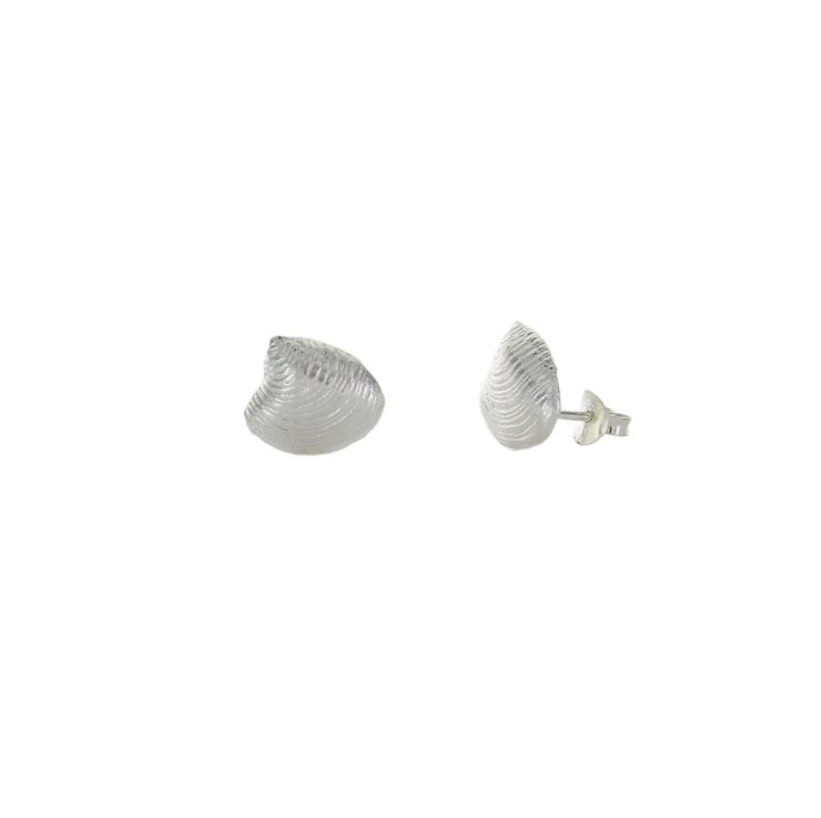 A photo of the Conch Sterling Silver Earrings product