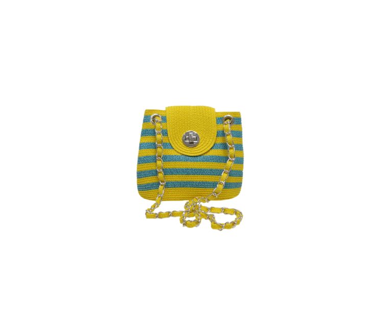 A photo of the Yellow Straw Bag product