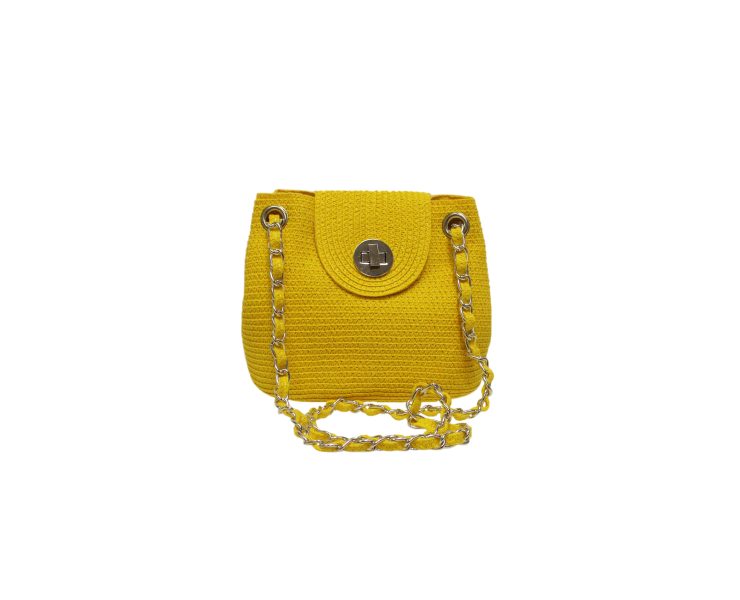 A photo of the Yellow Straw Bag product