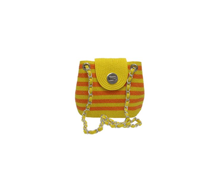 A photo of the Yellow Straw Bag product