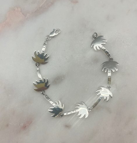 A photo of the Sterling Silver Palm Tree Bracelet product