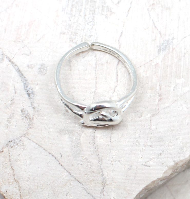 A photo of the The Dolphin In A Hoop Toe Ring product