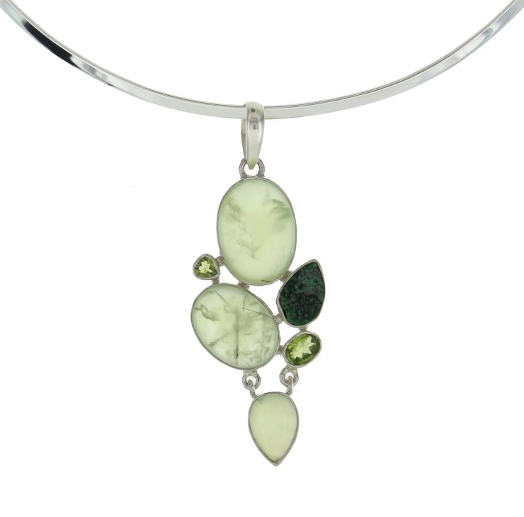 A photo of the In Love With Green Sterling Silver Pendant product