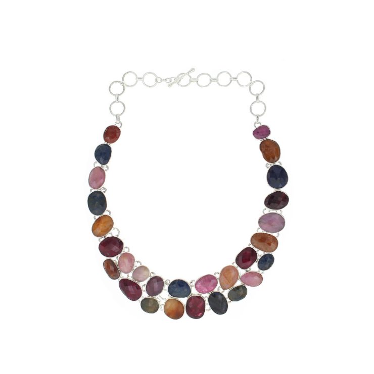 A photo of the Rhinestone Statement Necklace product