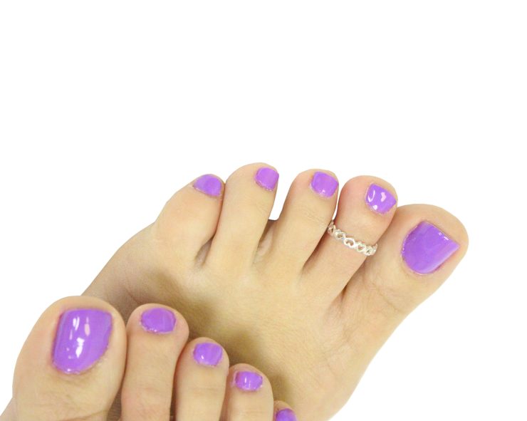 A photo of the The Hearts Over Hearts Toe Ring product