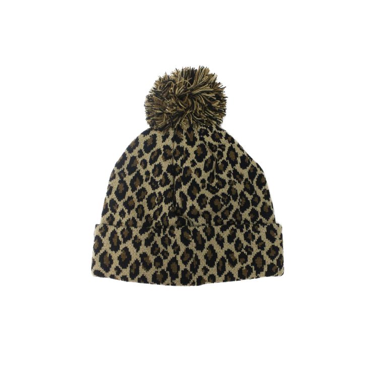 A photo of the Faux Fur Pompom Beanie product