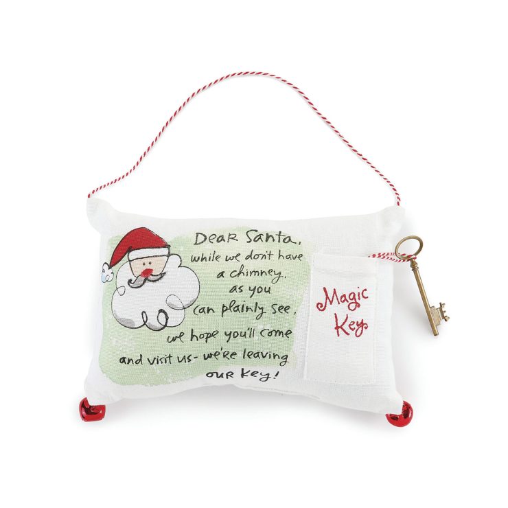 A photo of the Dear Santa Small Pillow product