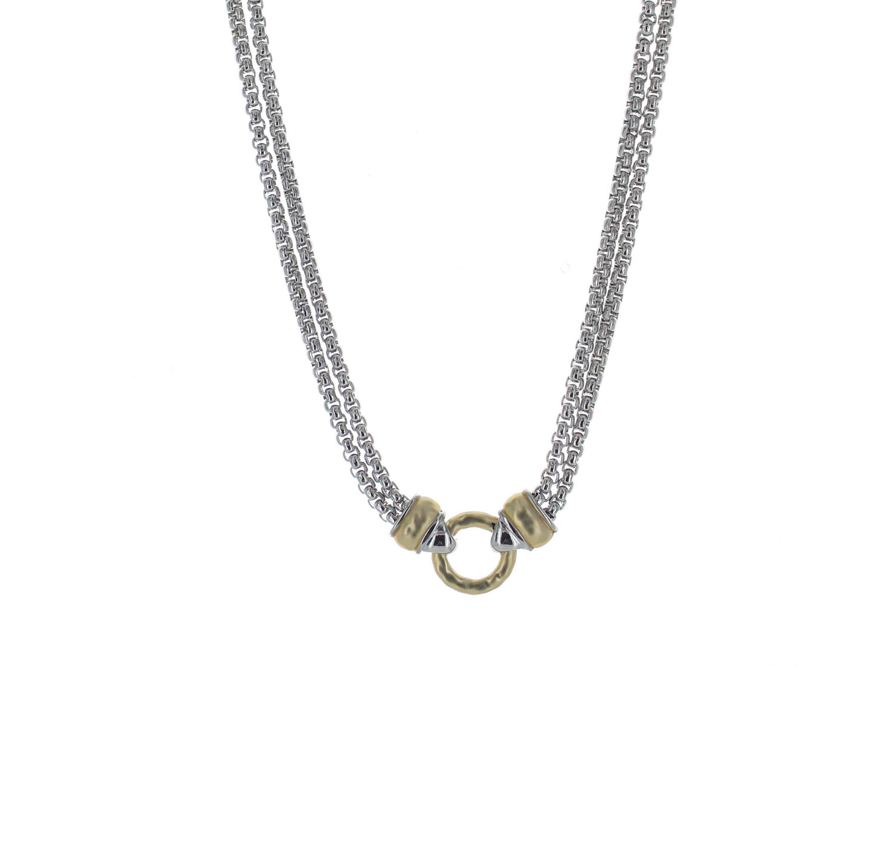 Matte Gold Double Chain Necklace Best of Everything Online Shopping