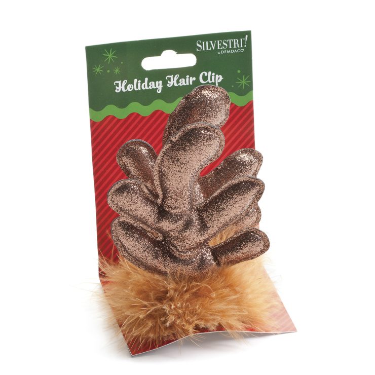 A photo of the Reindeer Antlers Hair Clip Set product