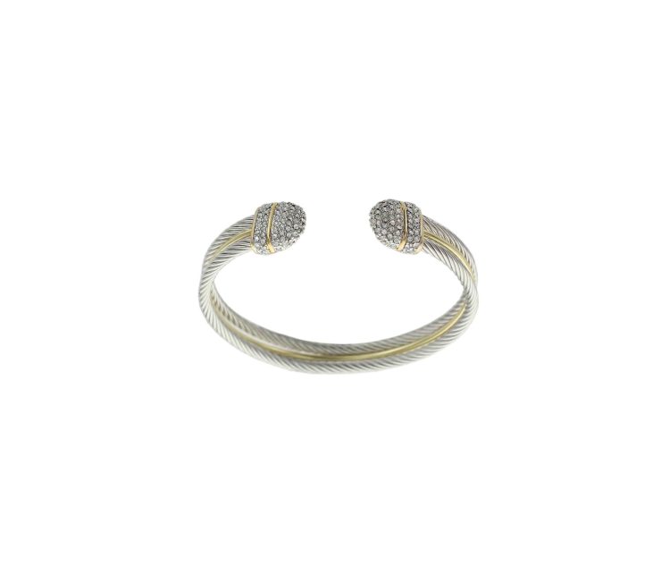 A photo of the Multistrand Golden Oval Bracelet product