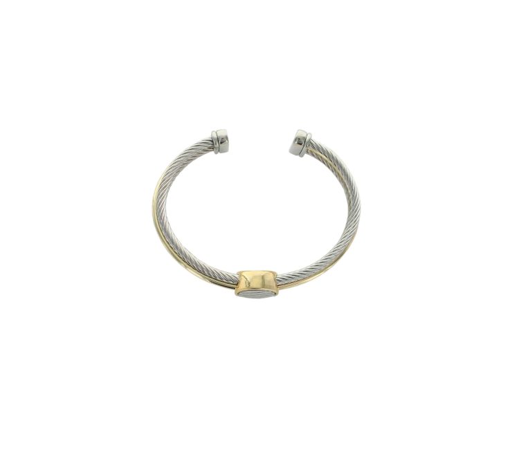 A photo of the Multistrand Golden Oval Bracelet product