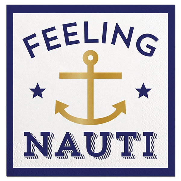 A photo of the Feeling Nauti Paper Napkin product