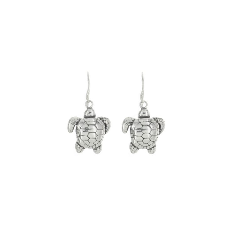 A photo of the Sterling Silver Large Dangle Turtles product