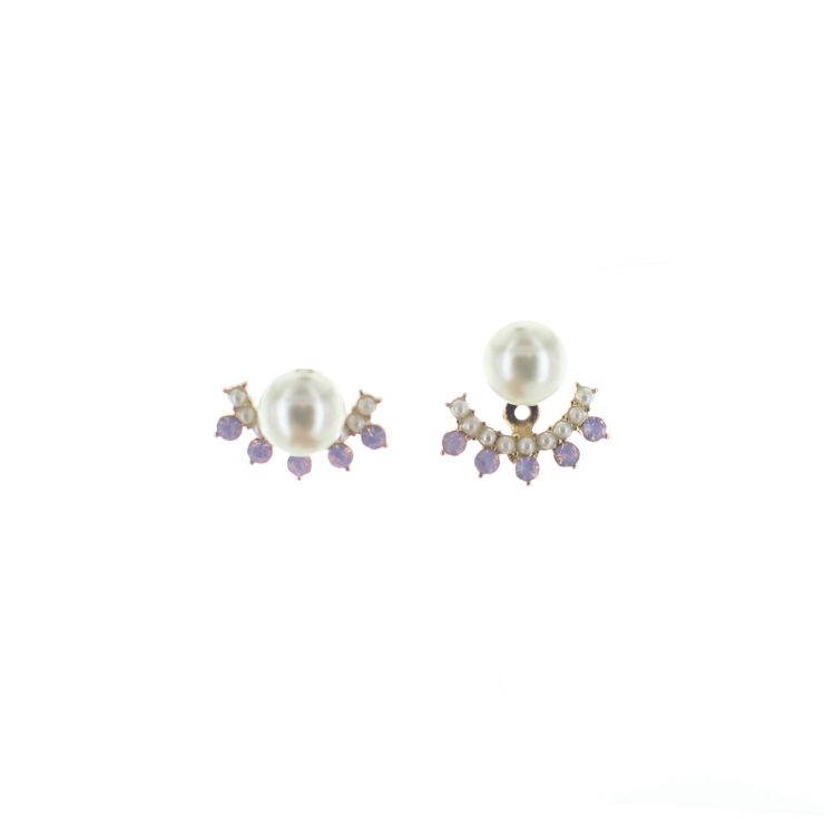 A photo of the Pink Gems Earrings Jacket product