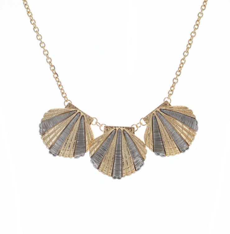 A photo of the Scallop Shell Necklace product