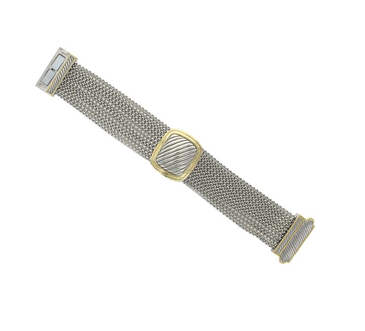 A photo of the Gold Trim Cable Cuff product