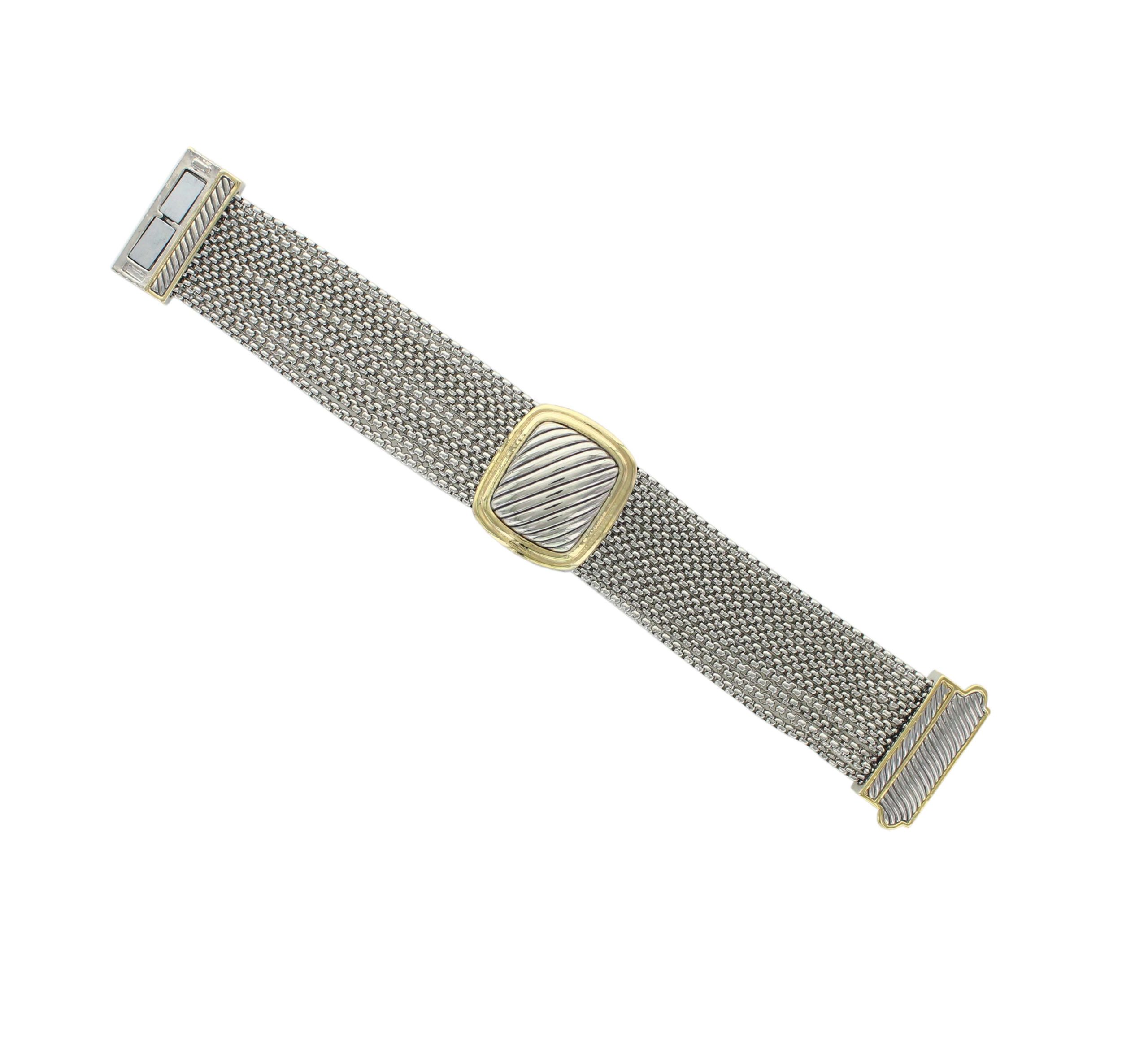 Two Tone Multi Strand Magnetic Bracelet - Best of Everything | Online ...