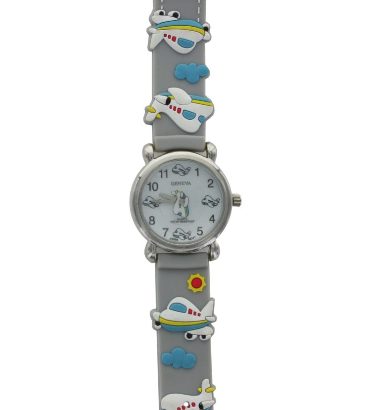 A photo of the Airplanes Rubber Watch product