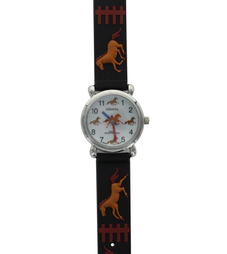 A photo of the Horses Rubber Watch product