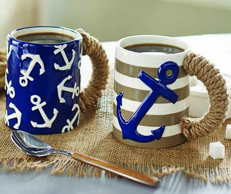 A photo of the Nautical Rope Mugs product