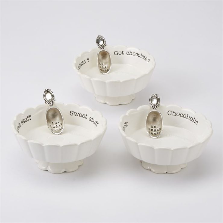 A photo of the Scalloped Candy Dish Sets product