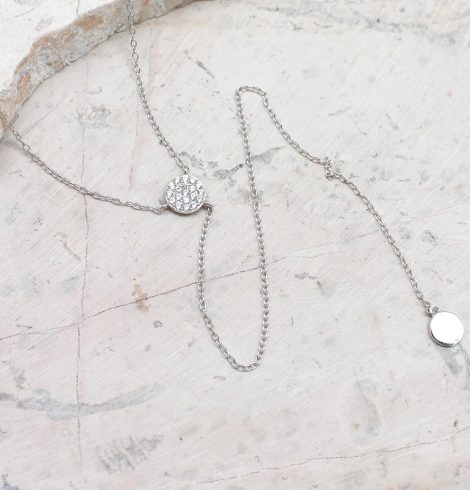 A photo of the Coin Y-Necklace product