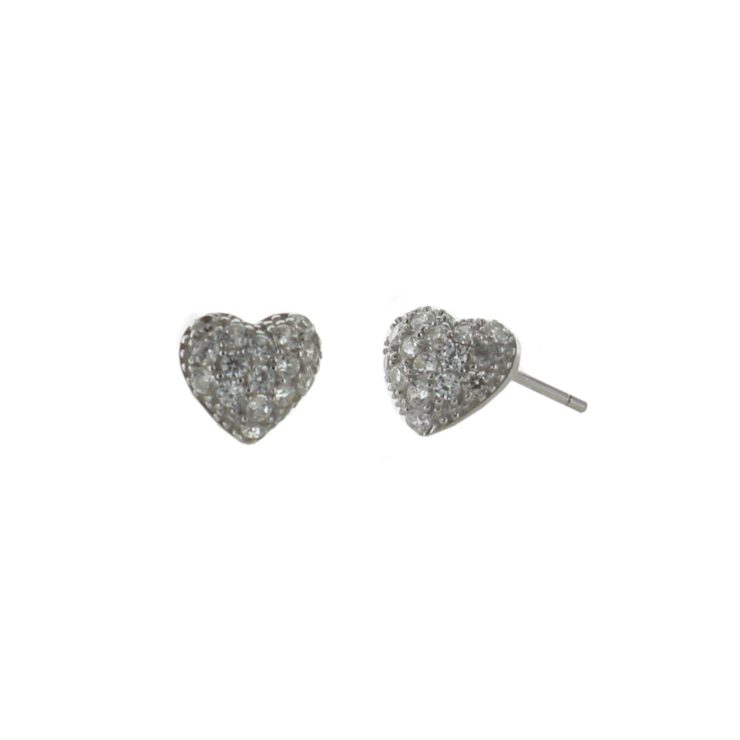 A photo of the Tiny Heart Studs product