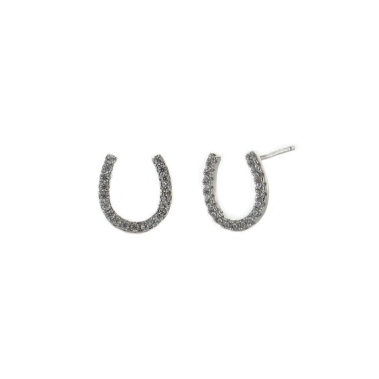 A photo of the CZ Horse Shoe Studs product