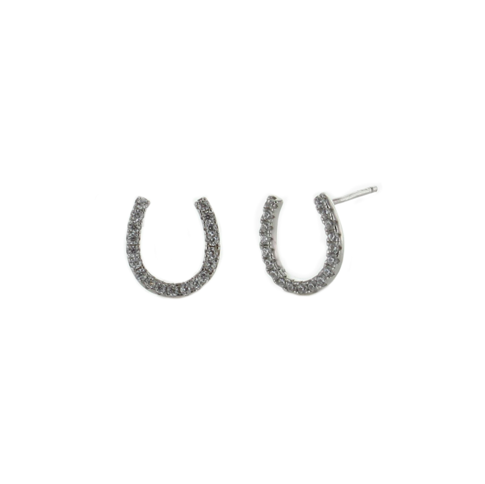 CZ Horse Shoe Studs Best of Everything Online Shopping