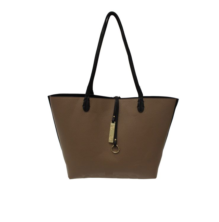 A photo of the Black & Kaki Reversible Tote product