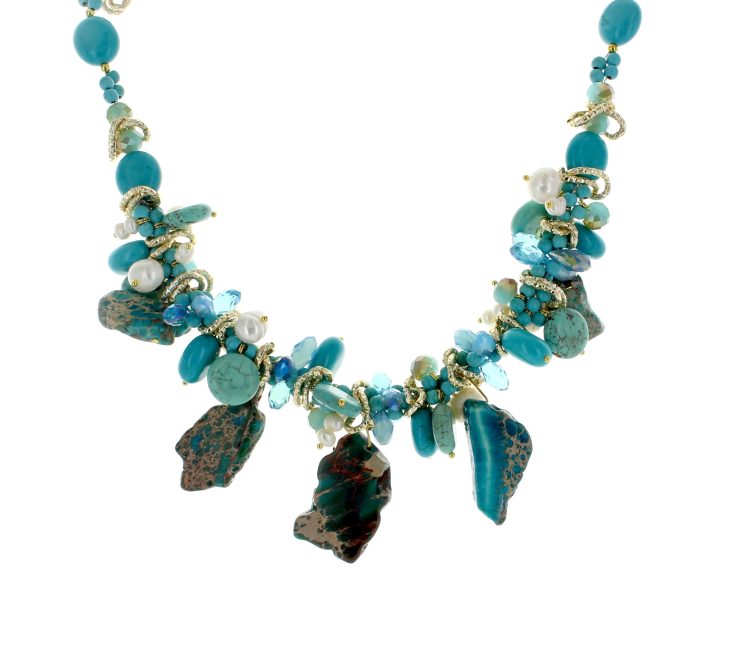 A photo of the Turquoise All Collar product